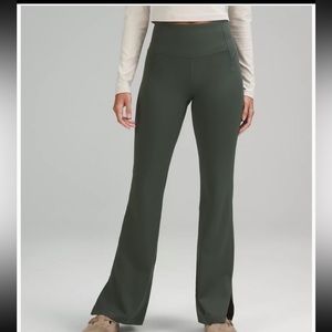Lululemon Groove Split Hem Pants in Smoked Spruce